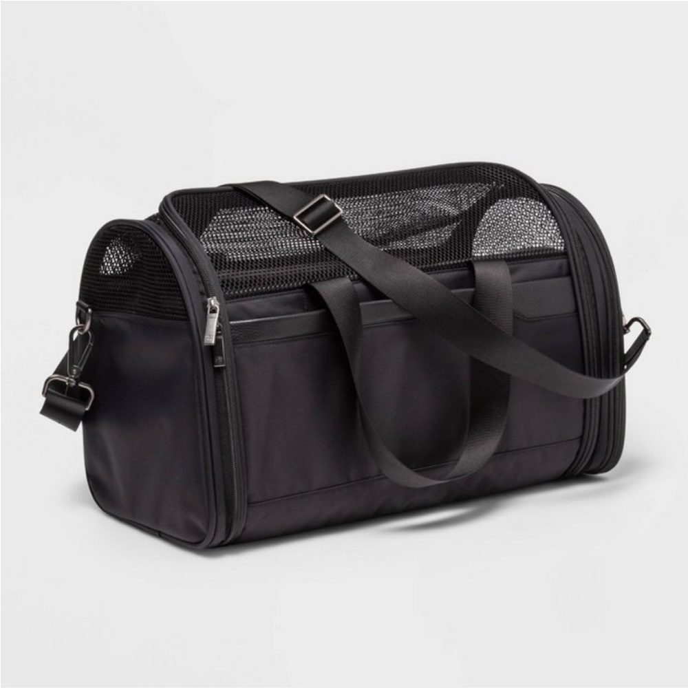 New Signature Pet Dog Carrier Duffel Bag Black 
Open Story $80.00